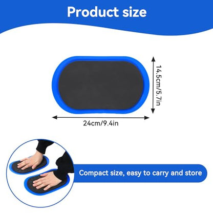 HERCHR Core Sliding Disc, Sport Sliding Plate GlidingDiscs Fitness Slide Plate GlidingPad Training Equipment for Fitness Gym, Home, Yoga, Pilates, Workout Ab Pads Exercise Equipment for Women and Men