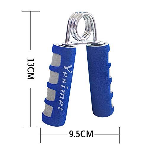 2 Pack Hand Grip Strengthener Set, Forearm Exerciser, Finger Gripper, Grip Strength Trainer, Hand Grip- Soft Foam Hand Exercise for Quickly Increasing Wrist Forearm and Finger Strength