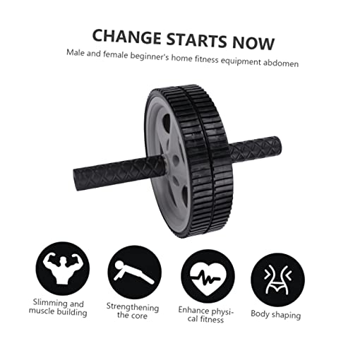 VICASKY Non-slip Dual Wheel Ab Roller for Core Strengthening Portable Home Exercise Equipment for Toning Arms and Back Durable and Design for Beginners and Advanced Users
