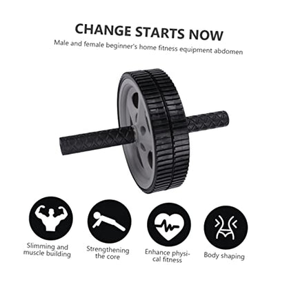 VICASKY Non-slip Dual Wheel Ab Roller for Core Strengthening Portable Home Exercise Equipment for Toning Arms and Back Durable and Design for Beginners and Advanced Users