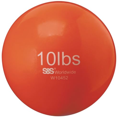 No-Bounce Medicine Ball, 10lb., 7.5", 10lb