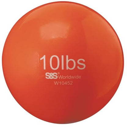 No-Bounce Medicine Ball, 10lb., 7.5", 10lb