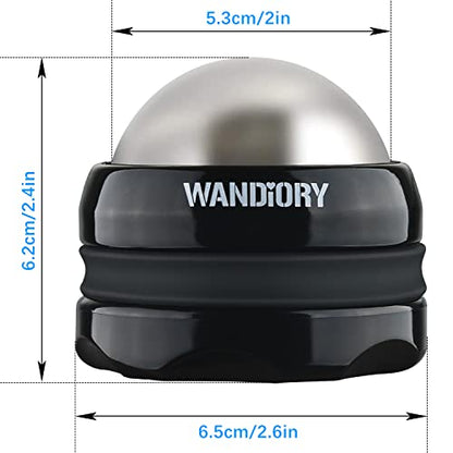 Ice Roller Ball, Cryosphere Cold Massage Roller Ball, Hot/Cold Therapy, Myofascial Release, Muscle Recovery, Trigger Point & Deep Tissue Muscle Relief, for Neck, Back, Shoulders, Arms, Legs, Foot etc