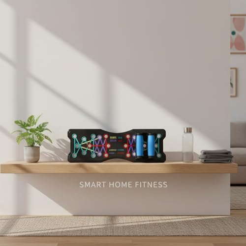 Foldable Push Up Board, Portable Calisthenics Stand with Guided Hand Positions, Compact PP Fitness Tool for Home Workouts (1 PC)