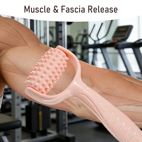 Massage Muscle Roller Stick & Ball Set 3 Pack- Deep Tissue Foot Body Massager with Trigger Point Therapy for Sore Myofascial Release Muscle Stress Relax Hand Arm Neck Feet Headache Blood Stimulation