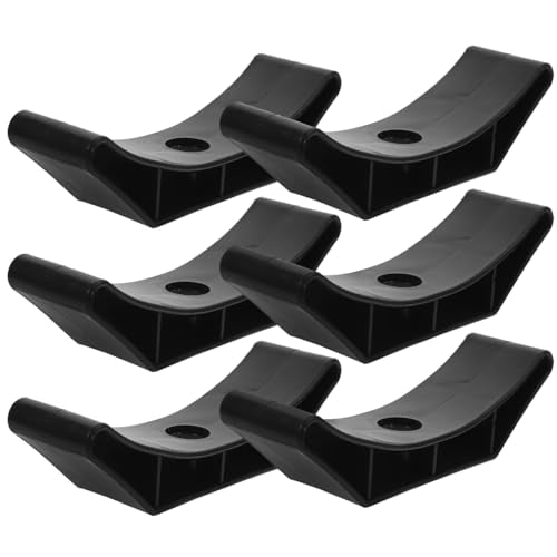 6Pcs Dumbbell Storage Rack Stable Dumbbell Saddles Replacement Weight Organizer for Home Gym Fitness Equipment 5.90X1.57X0.39In