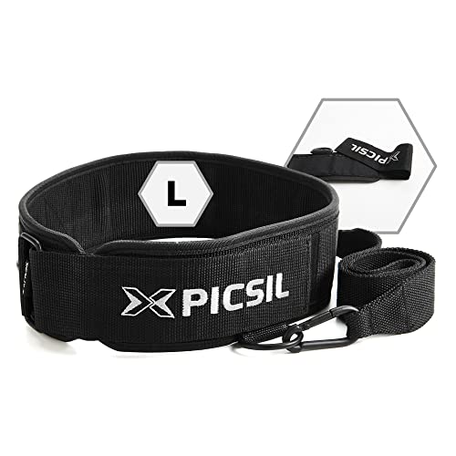 PICSIL Dip Belt, Weighted Belt, Weightlifting Belt for Training, Fitness, Gym (Large)