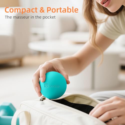 Massage Lacrosse Balls for Myofascial Release, Trigger Point Therapy - color: Green