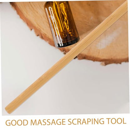 Didiseaon Yoga Massage Stick Gua Sha Massage Tool for Neck Shoulders Relief Durable Manual Roller for Muscle Relaxation Skin Tone Improvement Portable Mobility Training Stick