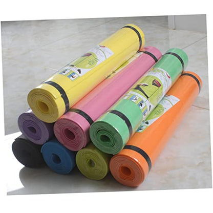 Portable EVA Anti-Slip Yoga Mat for Fitness and Camping Green