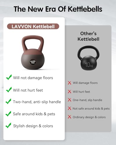 Soft Kettlebell - Cushioned Impact-Resistant Base and Anti-Slip - color: Black-Pink