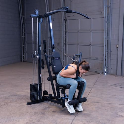 Body-Solid Powerline Adjustable Power Rack - 18-Level Strength Training Heavy-Duty Steel Frame with Safety Rods and Chin-Up Bar for Home Gym, Silver - color: Black, size: 55" x 47" x 83"