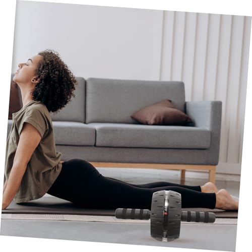 Mikinona Advanced Ab Roller Wheel with Wide Stability for Home Gym Multi-angle Exercise Equipment to Strengthen Back Sides Fitness Roller for Men and Women Beginners and Experts