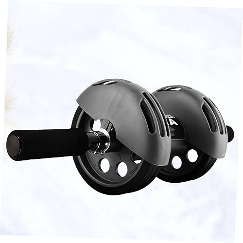 Automatic Rebound Dual Wheel Ab Roller with Kneeling Pad Exercise Wheel for Core Workout Smooth Wear Resistant Design Low Noise Abdominal Training Equipment for Home and Gym