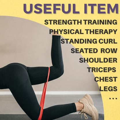 LEZER Resistance Bands - Pull Up Bands for Home Gym Fitness, Stretching, Physical Therapy & Training - Includes Instruction - color: 09 - 3 Colors - Heavy sets