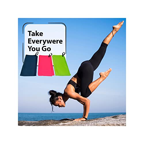 Outdoors Microfiber Towel Fast Drying Soft Feel Fast Action Drying for Gym Beach Outdoors Travel Yoga Camping Compact Size 1 Piece 24x48 in Red MFT1P24RD
