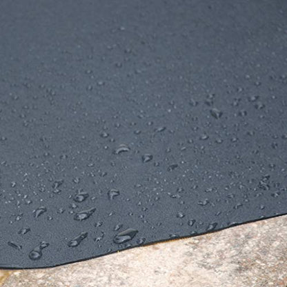 VersaTex Multi-Purpose Recycled Rubber Floor Mat for Indoor or Outdoor Use, Utility Mat for Entryway, Tool Bench, Garage, Under-Sink, Patio, and Door ; 24" x 36", Black