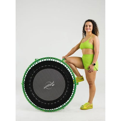 JumpSport 350 PRO 39 Inch Fitness Trampoline Indoor Rebounder Cardio Workout Equipment 300 lb Capacity - color: Thrive
