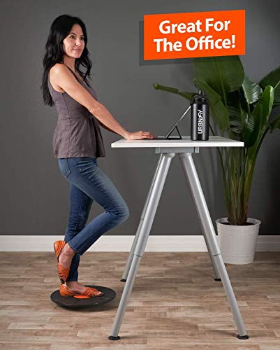 Standing Desk Balance Board – Balancing Board for Under Desk- Exercise Balance Stability Trainer, Helps Increase Strength and Flexibility, Full Body Exercise - Office Wobble Boards – 15 Inch