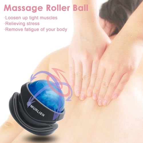 Massage Roller Ball, Tight and Sore Muscles Relief, Manual Massager, Alleviating Shoulder, Arms, Back, Legs, Calves or Muscle Tension