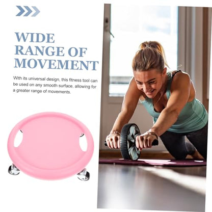 Toddmomy Sliding Fitness Discs with Knee Cushion Multi-functional Ab Exercise Equipment for Home Workouts Durable Quiet Design for Core Strength Training and Full Body Exercises
