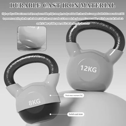 Kettlebell Weights Beginner Fitness Training Kettle Bells, Home Solid Cast Iron Dumbbell, Abdominal/arm Muscles, Sports Tools(Blue-14kg)