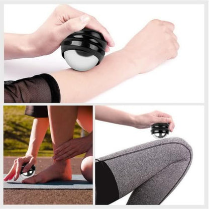 Massage Ice Roller Ball Cold & Heat Therapy Tight and Sore Muscles Relief - color: Black-02