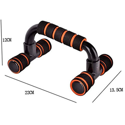 Fitness Push Up Bars Strength Training - Home Floor Workout Equipment Pushup Handle with Cushioned Foam Grip & Non-Slip Sturdy Structure
