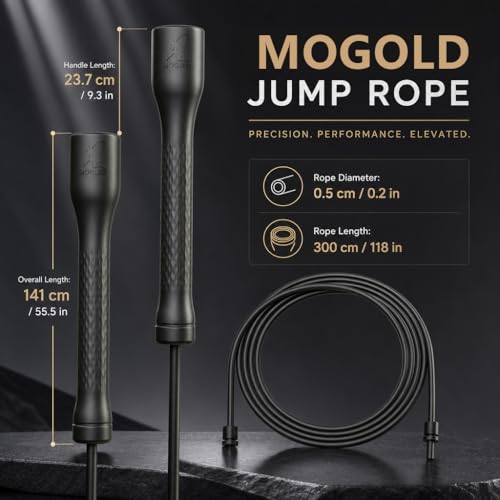 10,000-Drop Unbreakable Jump Rope, 5mm PVC Adjustable Speed Rope with Ergonomic PP Handles for Boxing, HIIT & Home Gym - color: Black+Black