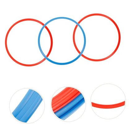 LIOOBO 6pcs Agility Rings Speed Agility Training Rings for Trainers Athletics Football Soccer Sports Workout 40cm