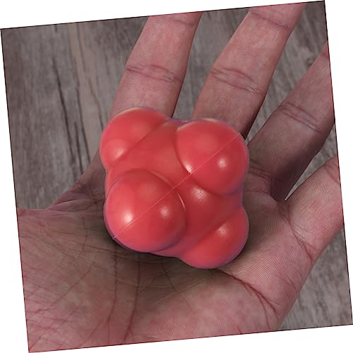 58mm Hexagonal Reaction Ball Instant Feedback Agility Training for Baseball Soccer Volleyball