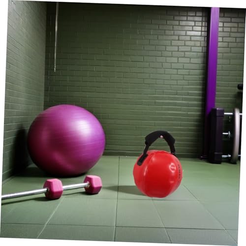 Abaodam Weighted Fitness Punching Bag Water Fill Sandbag 30x30cm Red for Strength Training Home Gym Workout Equipment
