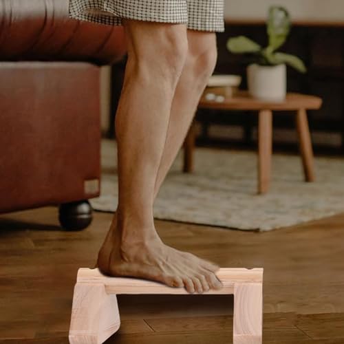 Wooden Parallettes Push Up Bars, Anti Slip Handstand Bars, Handstand Trainer Push Up Handles for Strength Training and Calisthenics, Home Workout Equipment - size: 20cm
