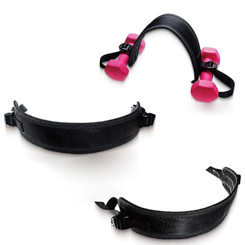 Hip Thrust Belt WITHOUT Dumbbell Booty Belt Non-Slip Padded Glute Trainer Weighted Belts for Dumbbells Kettlebells Bumper Plates Weight Glute Workout Lower Body Strength Training Exercise Home Gym Plank