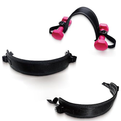 Hip Thrust Belt WITHOUT Dumbbell Booty Belt Non-Slip Padded Glute Trainer Weighted Belts for Dumbbells Kettlebells Bumper Plates Weight Glute Workout Lower Body Strength Training Exercise Home Gym Plank