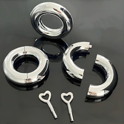 Indoor Fitness Hanging Pendant Metal Circle Ring Accessory-ushlF156 (3pcs-33mm)