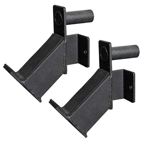 Valor Fitness Power Rack Safety Bar Extension Accessory Set for 2x2 Inch Frame with 1 Inch Hole - Fits Compatible Valor Power Racks - Home Gym Equipment