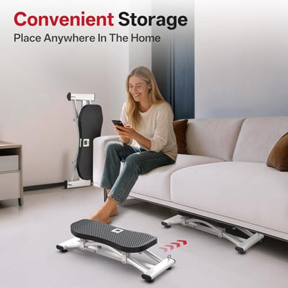 PASYOU Balance Board for Adults, Rock Stepper for Exercise at Home, Simulate Ski Machine with Resistance Band & LCD Display, 330lbs Weight Capacity, Ski Balance Trainer for Full Body