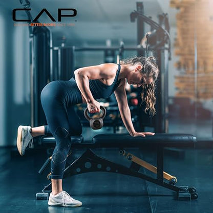 CAP Barbell Cast Iron Kettlebell - Singles and Sets, Multiple Weight Choices - size: 70 pounds