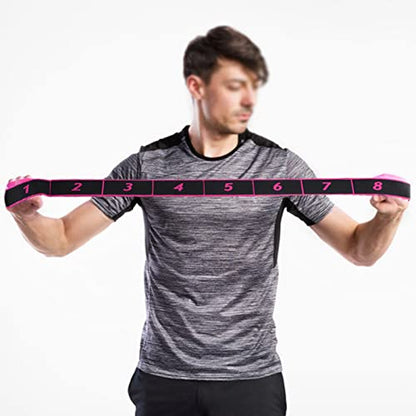 Elastic Exercise Bands, Physical Therapy Bands Yoga Stretching Strap Exercise Accessory Elastic Strap for Home Gym Fitness
