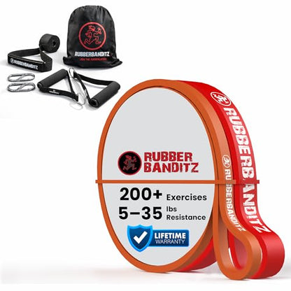 Resistance Bands Workout Kit | Exercise Bands, Door Anchor, Handles, Carry Bag, Straps | Resistance Training, Physical Therapy