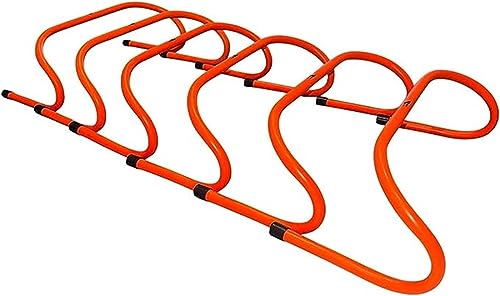 Speed Training Agility Hurdles for Athletes - 2-Pack - Speed and Agility Training Equipment for Soccer Basketball Football Hurdle Training (Size : H 40cm) - size: H 40cm