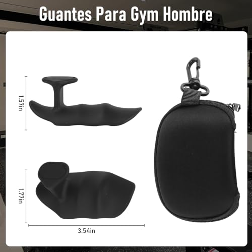Winb Weight Lifting Grips, Rubber Anti-Slip, Ergonomic Hand Protector for Gym Training, Dumbbell, Bar, Pull Up, Men and Women, 4 Pack
