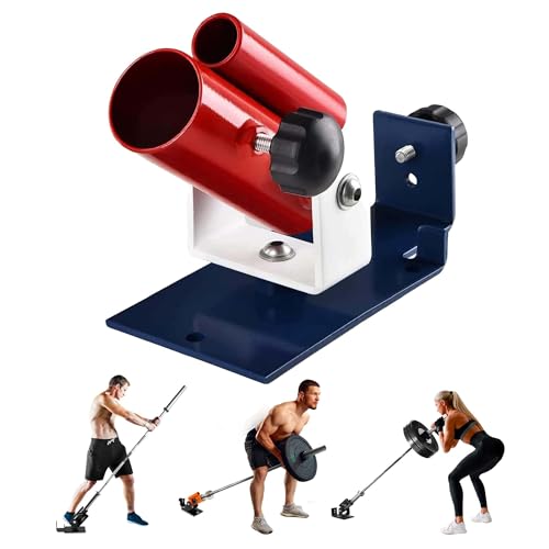 Yes4All Exercise Machine Adjustable T Bar Row Attachment, D Row Handle/Landmine Handle Attachment with Textured Rubber Handles - color: B. American Pride - T Bar Row Platform
