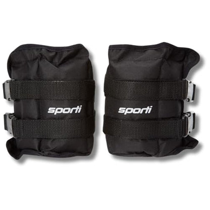 Sporti Fitness Ankle Weights Aqua Belt Pool Exercise for Women & Men - color: Ankle Weights - Black - 10 lb