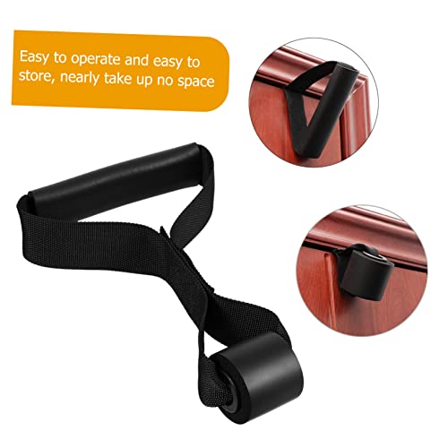 Yardwe 2pcs Fitness Training Strap Door Anchor Lightweight Pull Rope Door Buckle for Resistance Bands Home Gym Equipment and Functional Training Rehabilitation and Yoga