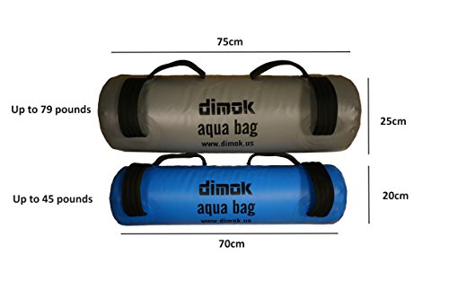 Workout Sand Bag Water Aqua Bag Training Weight Bag Military Sandbag for Fitness 45-80 LBS - Full Body Heavy Equipment