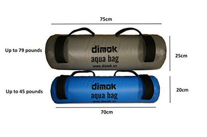 Workout Sand Bag Water Aqua Bag Training Weight Bag Military Sandbag for Fitness 45-80 LBS - Full Body Heavy Equipment