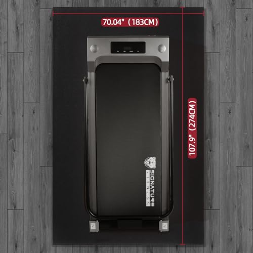 Fitvids High Density Home Gym Treadmill Exercise Bike Equipment Mat, 1/4" Thick, Multiple Sizes
