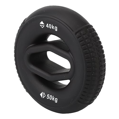 Sonew Hand Grip Strengthener, 40 to 50KG Silicone Grip Trainer Anti Slip Strength Training Ring for Finger and Forearm Exercise Grip Trainer for Rock Climbing
